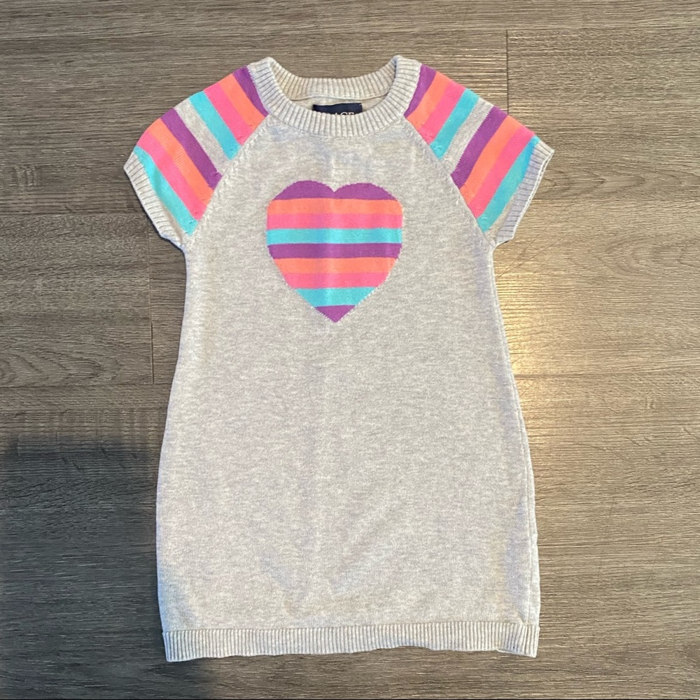 Girls The Children’s Place Heart Sweater Dress